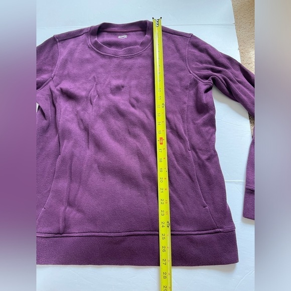 Duluth Trading Co Purple Long Sleeve Pullover Top Size Large - Picture 7 of 8